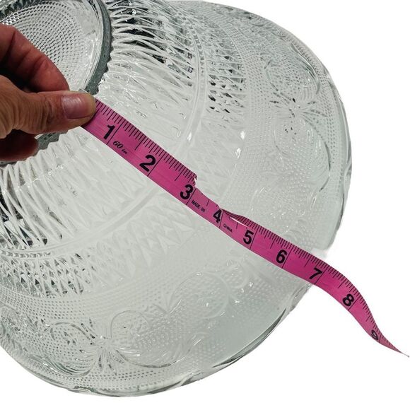 Vintage Kig Malaysia Fleur de Lis Punch Bowl - Picture 7 of 7